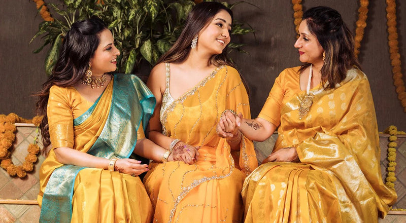 Haldi Sarees