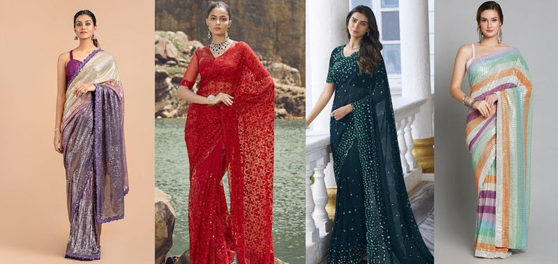 Sequin Saree